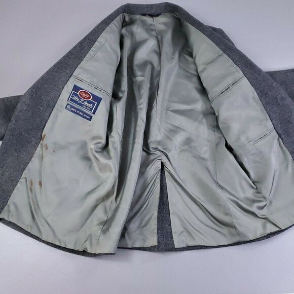 Vtg WM F Farah 100% Pure Wool Tweed Blazer Mens 40S Sports Jacket Made in USA - Picture 2 of 12